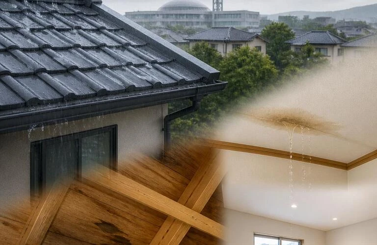 つくば市の雨漏りを今すぐ解決！屋根点検から内装工事までお任せください